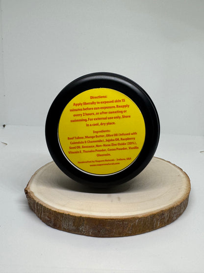 Tallow Sun Balm – Reef-Safe, Non-Toxic SPF Protection